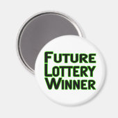 宝くじ当選者 マグネット (正面/裏面)