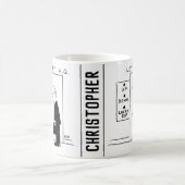 宝くじ本社漫画のエレベーターまたはリフト コーヒーマグカップ (中央)