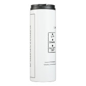 宝くじ本社漫画のエレベーターまたはリフト タンブラー (裏面)