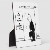 宝くじ本社漫画のエレベーターまたはリフト フォトプラーク (側面)