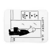 宝くじ本社漫画のエレベーターまたはリフト マグネット (横)