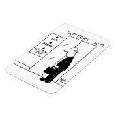 宝くじ本社漫画のエレベーターまたはリフト マグネット (左側)