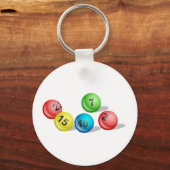 宝くじ玉 キーホルダー (正面)