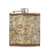 宝の地図 フラスク (正面)