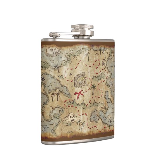 宝の地図 フラスク (右)