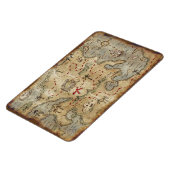 宝の地図 マグネット (左側)