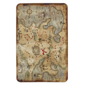 宝の地図 マグネット (縦)