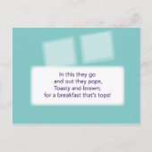 宝の狩りゲーム – #4 - Toaster ポストカード (正面)