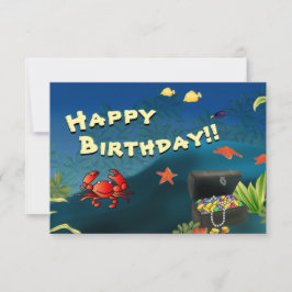 宝の誕生日カード - 名前やメッセージを入れて サンキューカード
