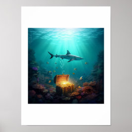 宝を守るリーフシャーク ポスター