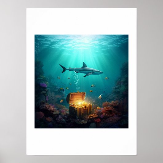 宝を守るリーフシャーク ポスター (正面)