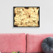 宝カリブの宝の地図 キャンバスプリント (インサイチュ (リビング))