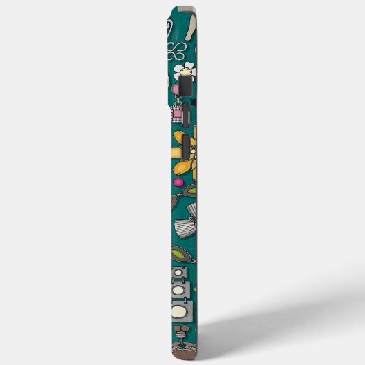 宝宝宝宝宝宝宝宝宝類viridian green Case-Mate iPhoneケース (裏面 / 左)