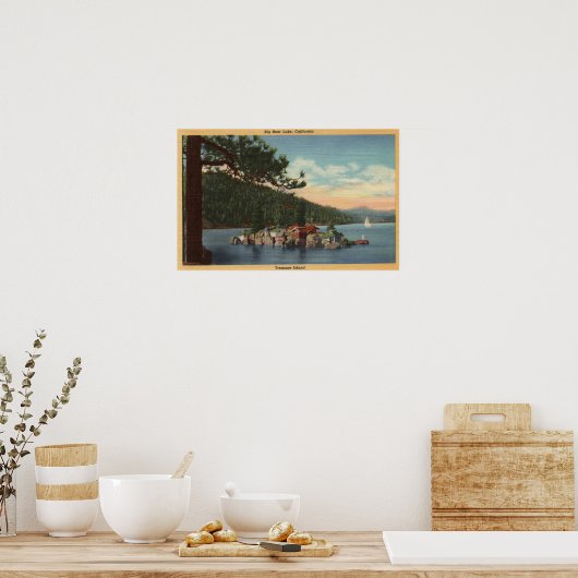 宝島の景色 ポスター (キッチン)