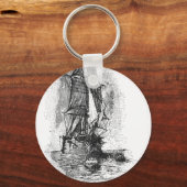 宝島海賊船 キーホルダー (正面)