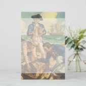 宝島、ヴィンテージ童話海賊 便箋 (スタンド正面)