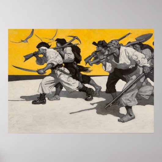 宝島、1911年ニューウェル・コンバーズ・ワイエス ポスター (正面)