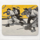 宝島、1911年ニューウェル・コンバーズ・ワイエス マウスパッド (正面)