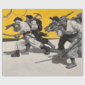 宝島、1911年ニューウェル・コンバーズ・ワイエス ラッピングペーパー (フラット)