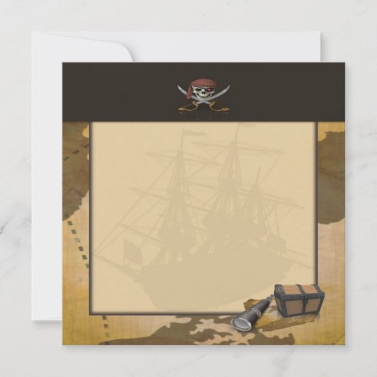 宝捜しの招待状 招待状 (正面)