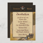 宝捜しの招待状 招待状 (正面/裏面)