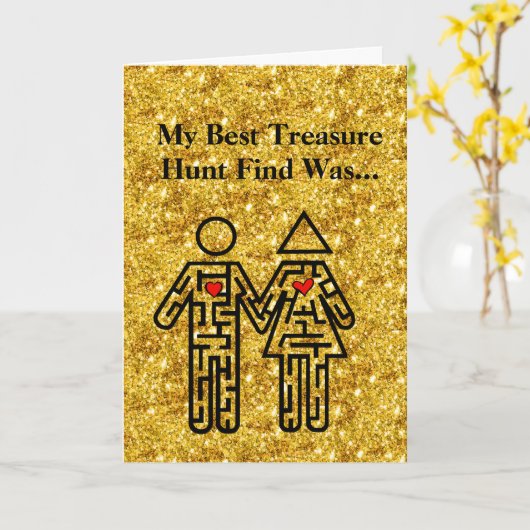 宝探しラブカード カード (黄色い花)