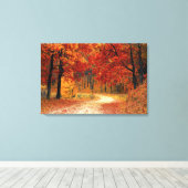 宝林：ルビー、金ゴールド、シトリン キャンバスプリント (インサイチュ (ウッドフロア))