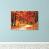 宝林：ルビー、金ゴールド、シトリン キャンバスプリント (インサイチュ (ウッドフロア))