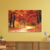 宝林：ルビー、金ゴールド、シトリン キャンバスプリント (インサイチュ (リビング))