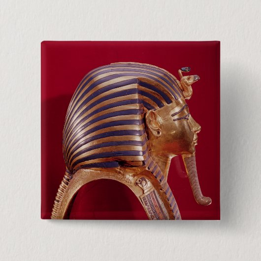 宝物からの金ゴールドのマスク、の 缶バッジ (正面)