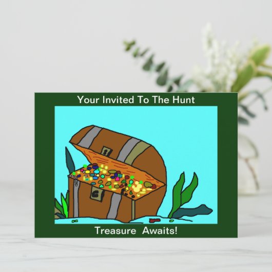 宝物の狩りカスタマイズと個人の招待 招待状 (スタンド正面)