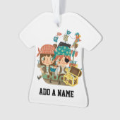 宝物を持つ海賊 オーナメント (正面)