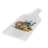 宝物を持つ海賊 カッティングボード (角)