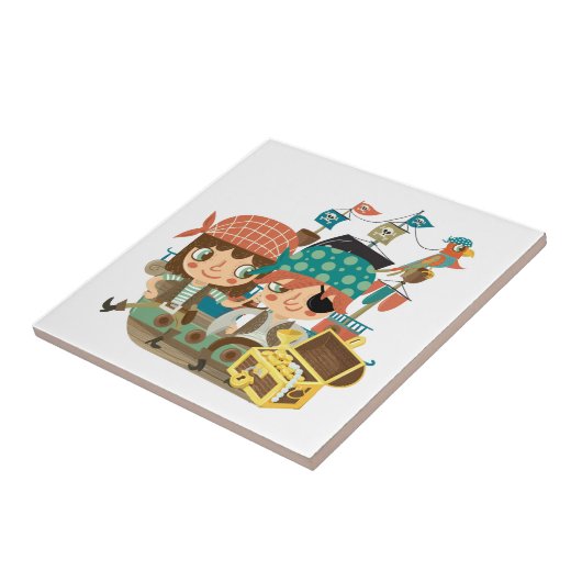 宝物を持つ海賊 タイル (側面)