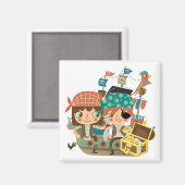 宝物を持つ海賊 マグネット (正面/裏面)