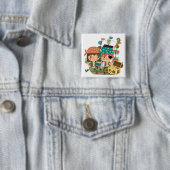 宝物を持つ海賊 缶バッジ (インサイチュ)