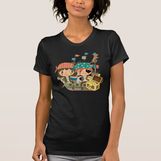宝物を持つ海賊 Tシャツ (正面)
