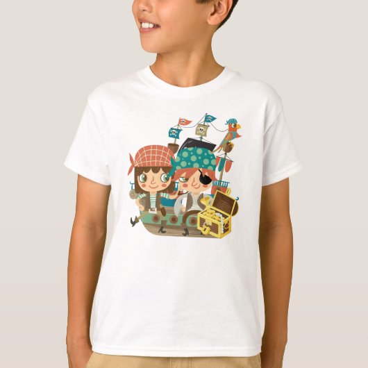 宝物を持つ海賊 Tシャツ (正面)