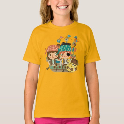宝物を持つ海賊 Tシャツ (正面)