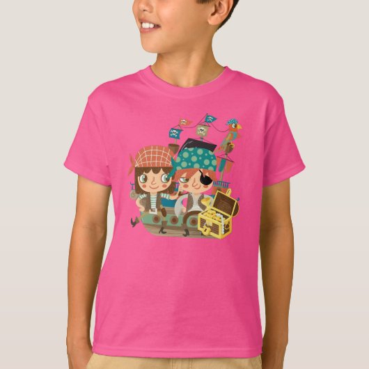 宝物を持つ海賊 Tシャツ (正面)