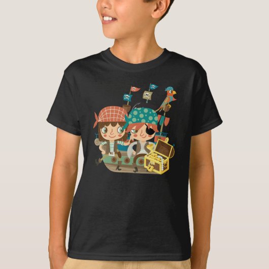 宝物を持つ海賊 Tシャツ (正面)