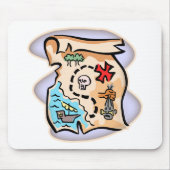 宝物地図 マウスパッド (正面)