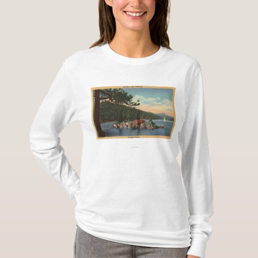 宝物島の眺め Tシャツ (正面)