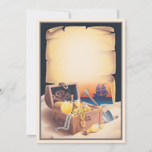 宝物島の© ノートカード (正面)