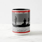 宝物島を離れて低音の採取 マグカップ (中央)