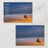 "宝物島"のぽっちゃりしたカード 名刺 (正面/裏面)