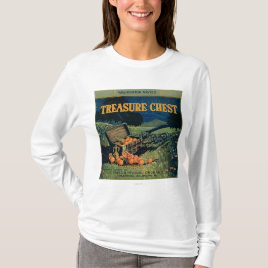 宝物箱(分野版)のオレンジラベル Tシャツ (正面)