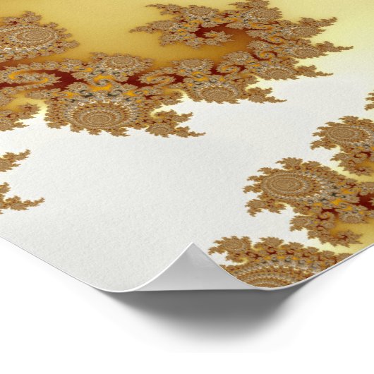 宝物 – フラクタルポスター ポスター (角)