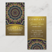 宝石およびハートの曼荼羅 名刺 (正面/裏面)