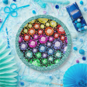 宝石きらきら光る画像パーティー商品 ペーパープレート (パーティー)